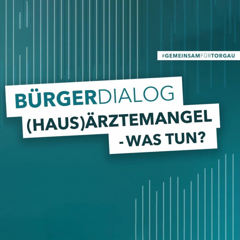 Bürgerdialog (Haus)Ärztemangel in der Region Torgau